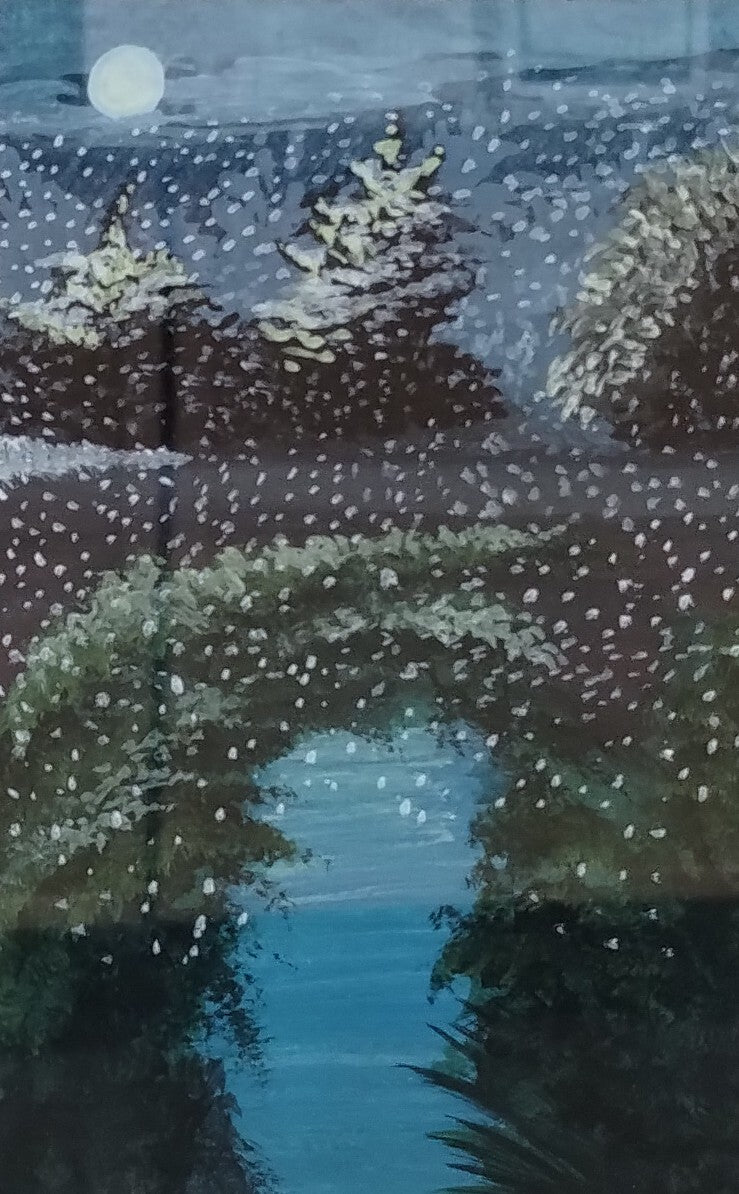 Moonlight Snow Bridge