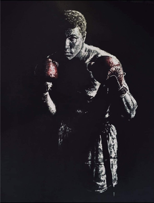 Sports Artist Darryl Matthews Donates Painting to Muhammad Ali Center