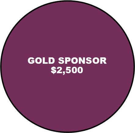 Gold Sponsor $2,500